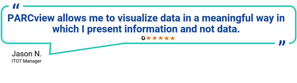 quote from a dataPARC user.